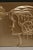 Pair of Secessionist Reliefs Made After Georg Klimt, Sculptural Golden Bas Relief With Female Profiles, Wall Object For Sale - Image 10 of 18