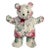 Handmade Floral Teddy Bear Stuffed Animal Plush Pillow For Sale