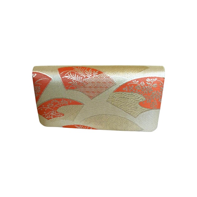 Japanese 1970s Japanese Kimono Brocade Clutch For Sale - Image 3 of 13