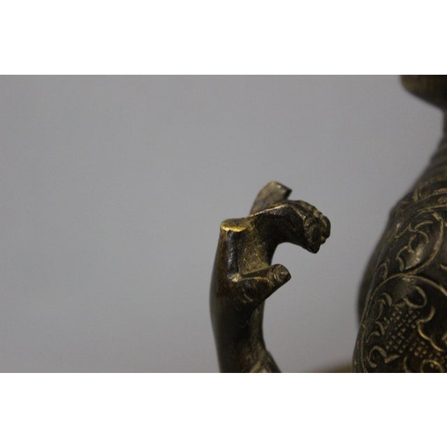 19th Century Bronze Buddha Amoghasiddhi, Nepal, 1890s For Sale - Image 13 of 15