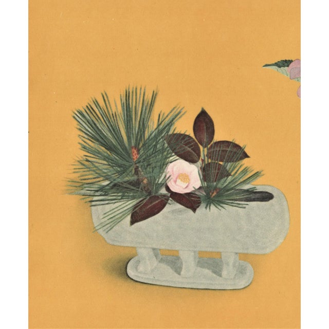 Japanese Art of Flower Arrangements”, published in Japan in 1956. The art of Japanese flower arrangement is known as...