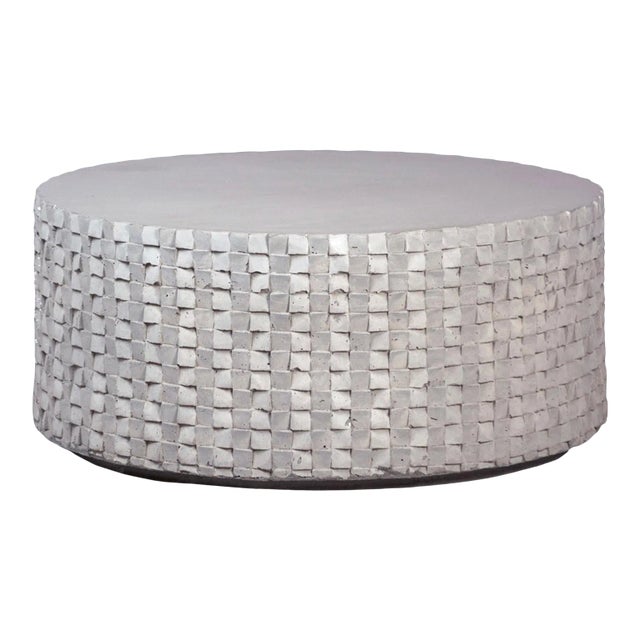 Outdoor Jenga Round Coffee Table For Sale