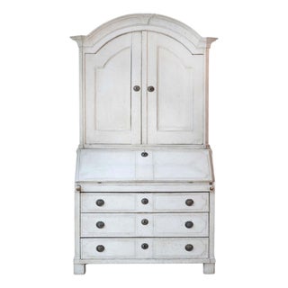 18th century Swedish Gustavian secretary cabinet For Sale