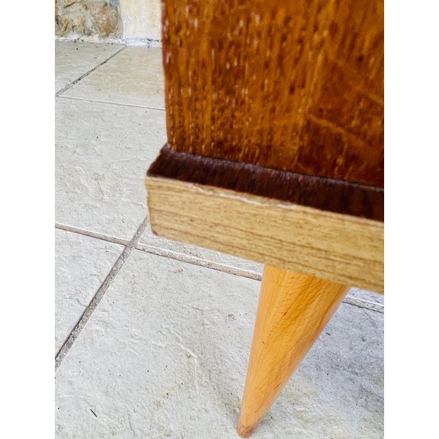 Mid-Century Modern Oak Nightstand, 1960s For Sale - Image 13 of 17