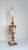Mid 20th Century Vintage Banded Onyx Marble Urn Table Lamp With Stone Finial For Sale - Image 5 of 13