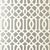 Sample - Schumacher Imperial Trellis Wallpaper in Silver For Sale