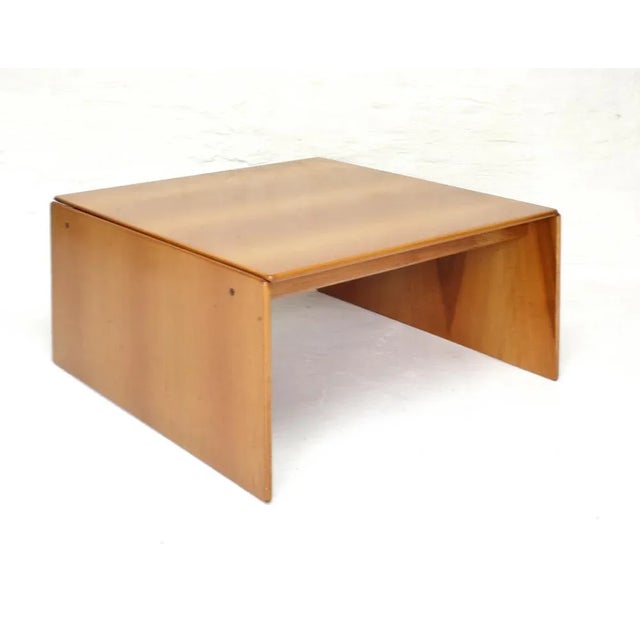 Cassina Vintage Walnut Coffee Table For Sale - Image 4 of 11