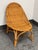 Contemporary Rattan Scoop Back Side Chair, Vintage For Sale - Image 3 of 12