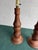 Vintage Mid-Century Sculptural Turned-Wood Table Lamps - Pair For Sale - Image 11 of 17