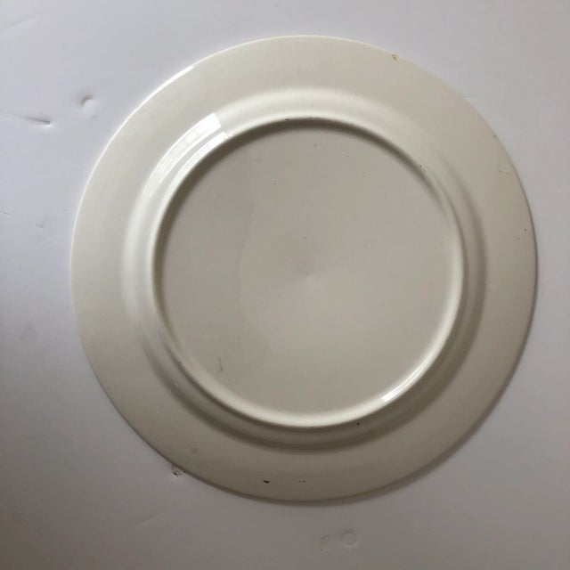 Vintage Golden Oak Pattern Taylor Smith & Taylor Chopper / Serving Plate For Sale - Image 4 of 6