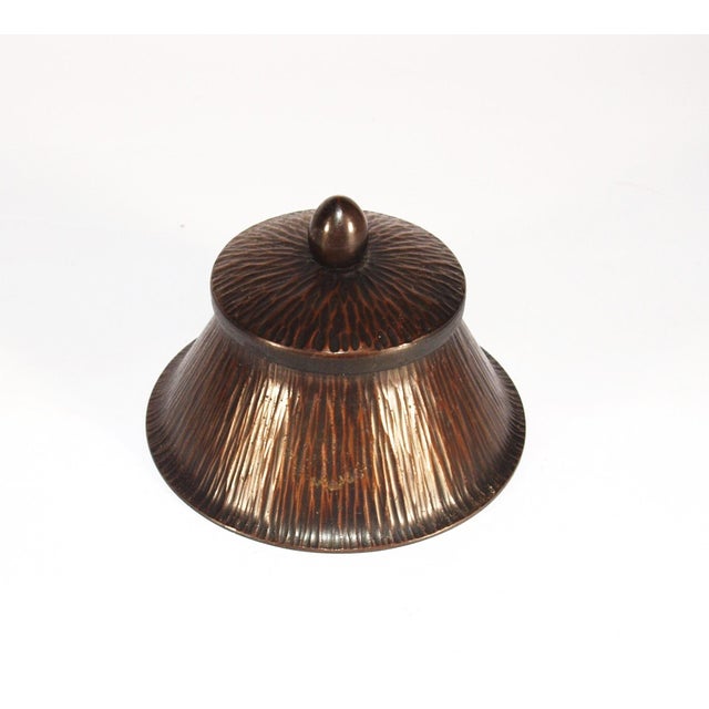 1930s Roycroft 8-Piece Arts & Craft Copper Desk Set For Sale In San Francisco - Image 6 of 9