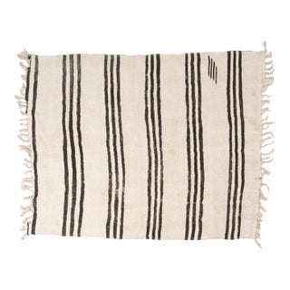 Vintage Anatolian Hemp Kilim Rug For Sale