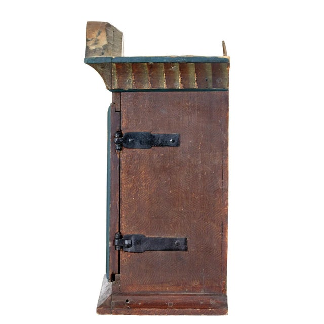 Swedish Painted Wall Cupboard For Sale - Image 5 of 8