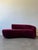 Burgundy 1980s Burgundy Kagan Style Sofa For Sale - Image 8 of 13