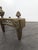 2000 - 2009 Louis XVI Style Brass Andirons with Fire Pots, Set of 2 For Sale - Image 5 of 8