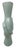 1980s 1980s Postmodern 12.25" Clasped Hands Ceramic Sculptural Column Vase in Sage Celadon For Sale - Image 5 of 9
