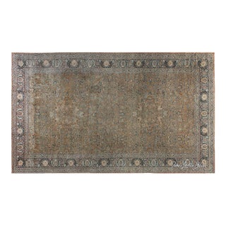 Authentic Persian Tabriz Handmade Wool Rug For Sale