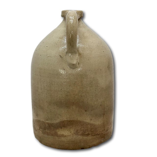 Excellent Large 3 Gallon Size Antique 1870s American Blue Bird Decorated Stoneware Jug by Whites in Utica New York For Sale - Image 17 of 18