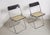 Vintage Italian Folding Chairs in Chrome, 1960s, Set of 2 For Sale - Image 3 of 18