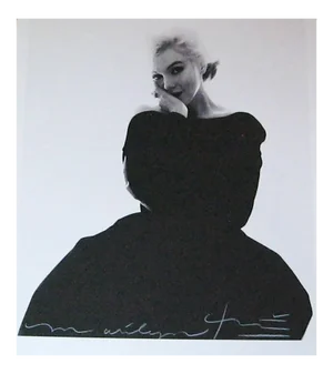 Bert Stern, Marilyn in the Black Dress Looking at You, 2007, Photographic Print