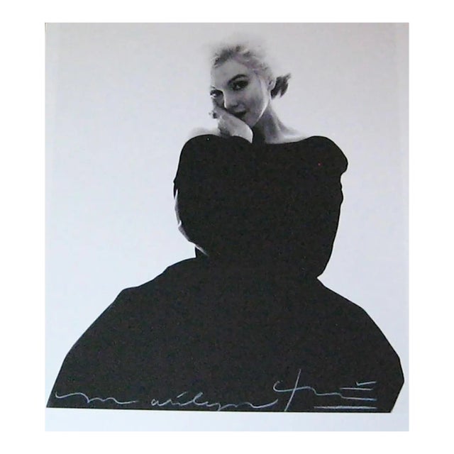 Marilyn in the black dress looking at you 2007 For Sale