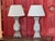 Mid 20th Century Mid 20th Century Stone Baluster Lamps on Lucite Bases - a Pair For Sale - Image 5 of 12