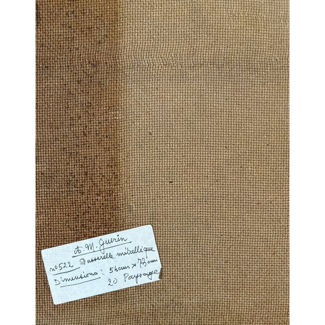 Armand Marie Guérin, Passerelle métallique, Oil on Wood For Sale - Image 10 of 11