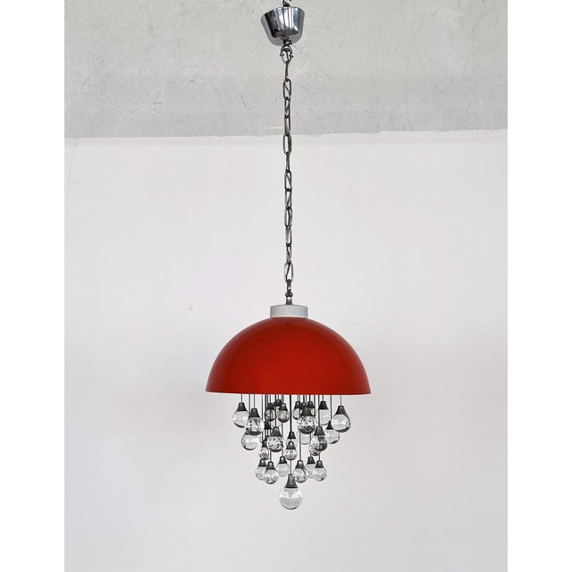 Space Age Jelly Fish Pendant Light, 1980s For Sale - Image 14 of 16