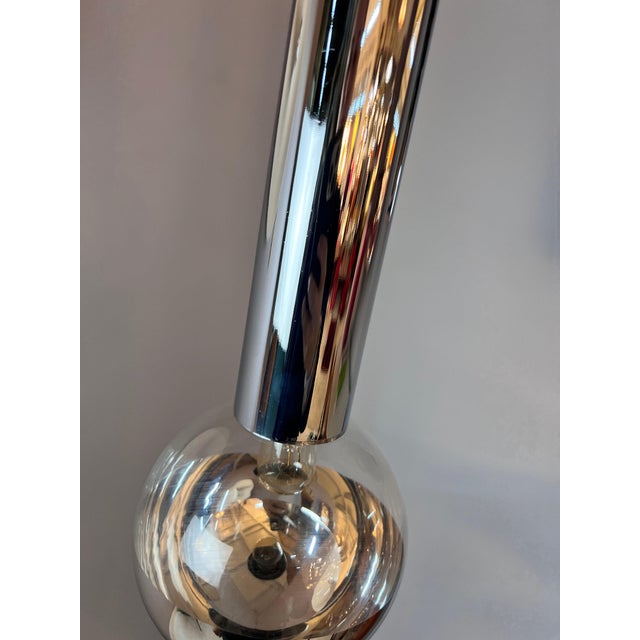 Big Globe Hanging Lamp in Chrome by Motoko Ishii for Staff For Sale - Image 9 of 11