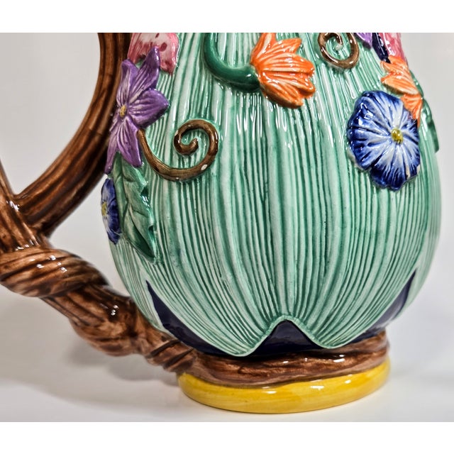Spring Flower Pitcher For Sale - Image 4 of 12