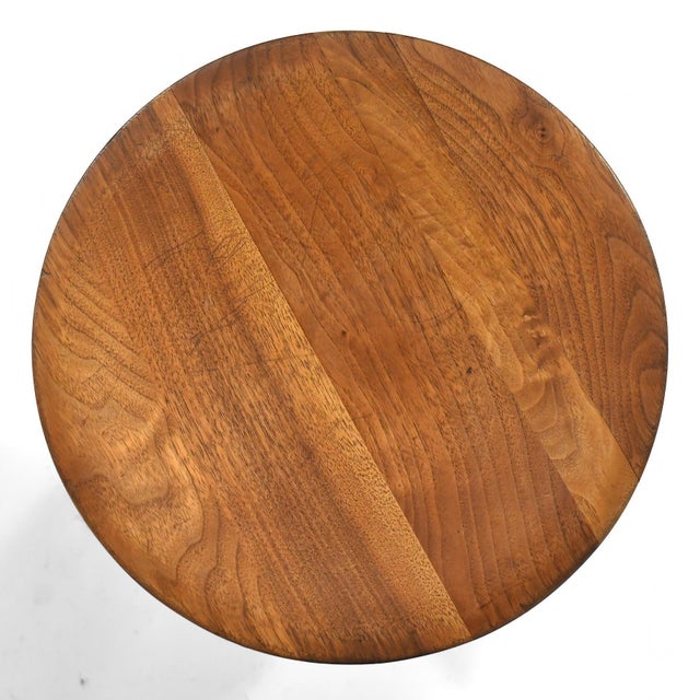 1960s Eames Walnut Time-Life Stool by Herman Miller 1965 For Sale - Image 5 of 9
