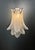 Glass Vintage Murano Trasparent Felci Wall Sconces, 1990s, Set of 2 For Sale - Image 7 of 17