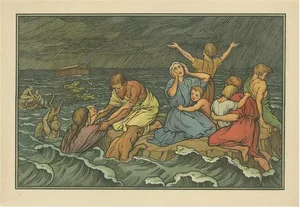 Mosella-Verlag, The Flood or Deluge, 1913, Print