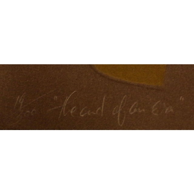 Paper 1980s Noel DeGaetano "End of an Era" Diptych Signed & Numbered Collagraph Artwork, 2pc For Sale - Image 7 of 9