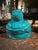 Early 18th Century Ceramic Buddha Kangxi (1662-1722) Turquoise Glaze Qing K’ang Hsi Celestial Blue For Sale - Image 5 of 7