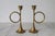 Mid-Century Modern Vintage Brass Trumpet Candle Holders For Sale - Image 3 of 6
