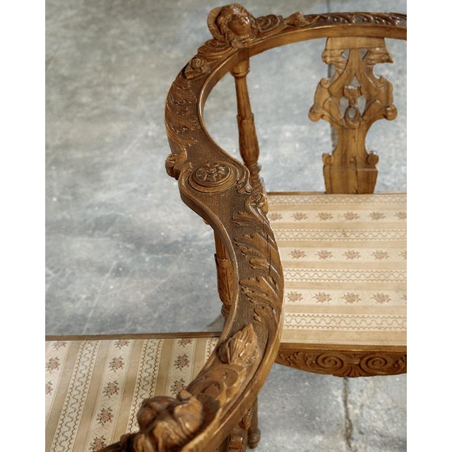 19th Century Double Corner Chair For Sale - Image 10 of 14