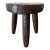 Vintage Reclaimed Pine Side Table – Walnut For Sale