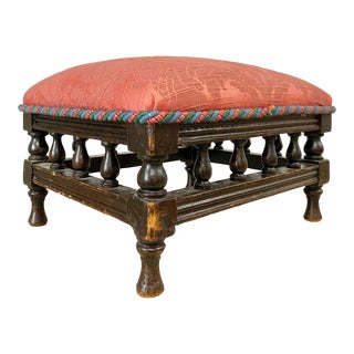 1940s Miniature Ottoman/Footstool For Sale