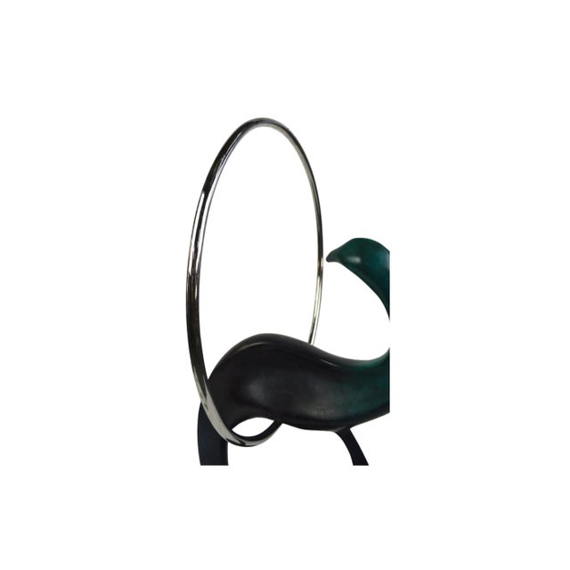 1970s Colin Webster Watson, Large Bronze Modernist Biomorphic Sculpture Abstract Bird Colin Webster Watson For Sale - Image 5 of 18