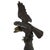 Oversized Bronze Eagle Sculptural Group on Tree Form – Monumental Wildlife Sculpture For Sale - Image 11 of 15