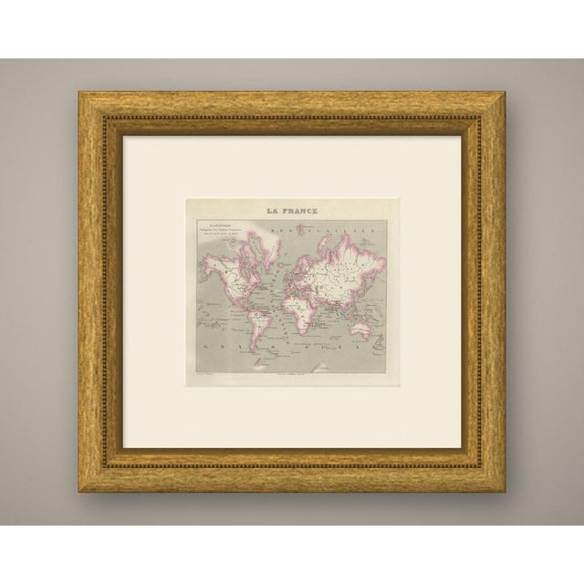 A planisphere of the world showing the French colonies in the four quarters of the globe, the summary sheet of the...