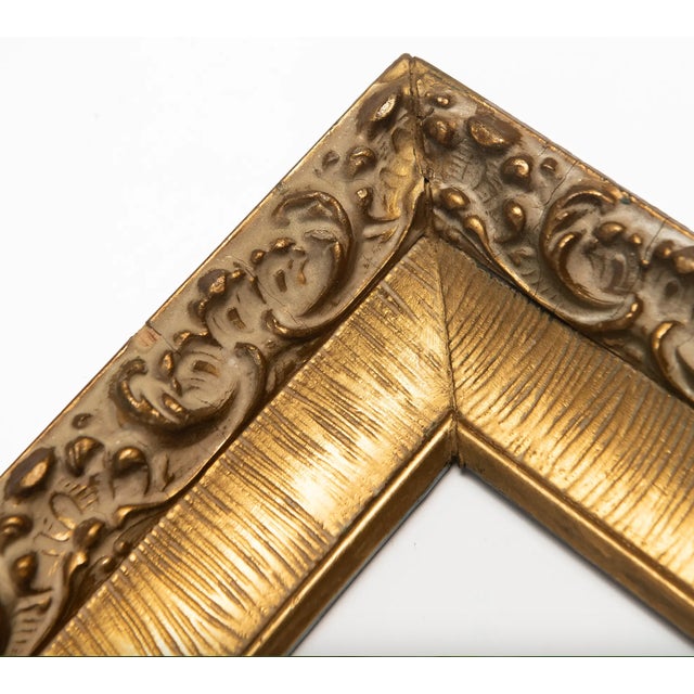 Garden in Bloom Art Print by Kim Ahonoukoun - Framed Intricate carvings on this vintage Birch frame lend themselves...