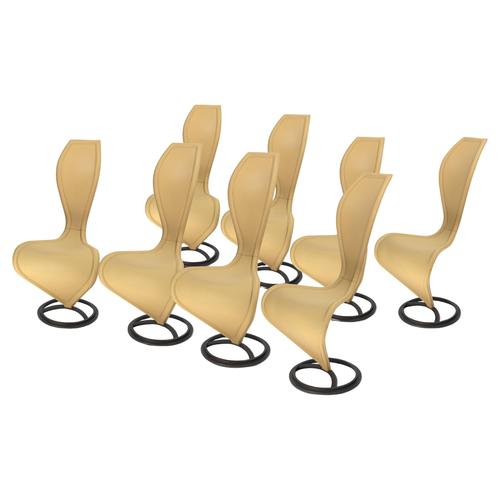 S Chairs from Cappellini, Set of 8 For Sale - Image 13 of 13