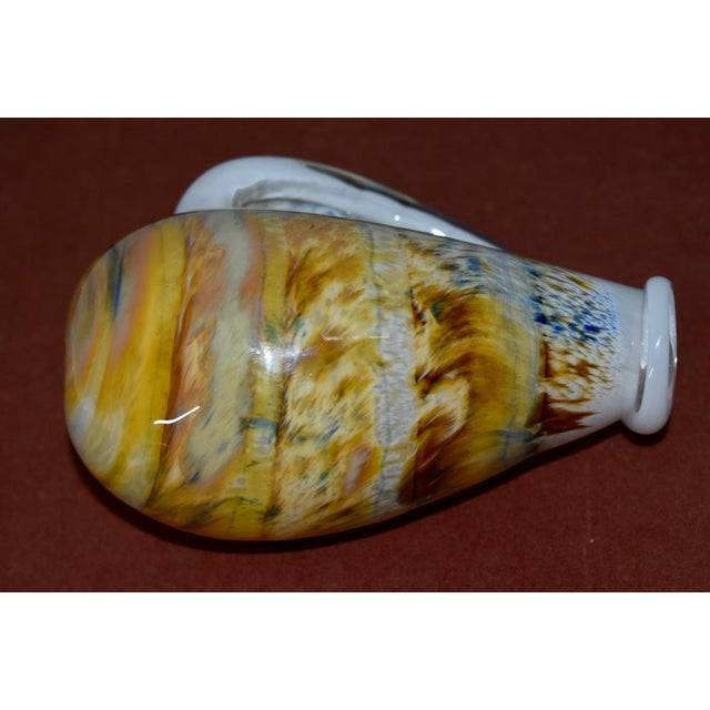 Vintage Decorative Art Glass Conch Shell For Sale - Image 4 of 12