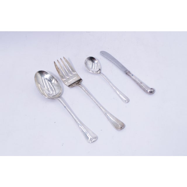 Metal Stieff Colonial Williamsburg Sterling Silver Flatware Set For Sale - Image 7 of 11