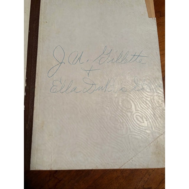 Late 19th Century Antique Hardcover Book Titled “History of Ulster County, New York” With Leather Binding, Published 1880 For Sale - Image 5 of 6