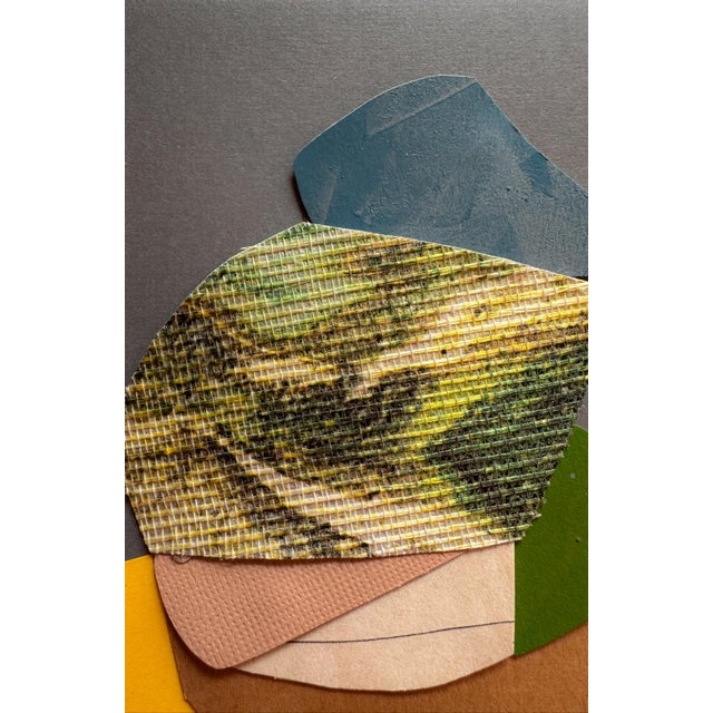 2020s "Superbloom 8" Original Mixed-Media Collage on Paper by Zac Woodiel For Sale - Image 5 of 9