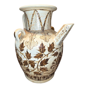 Late 19th Century Chinese Cizhou or Jizhou-Style Painted Porcelain/Stoneware Ewer/Pitcher
