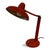 Italian Red Table Lamp, 1950s For Sale - Image 10 of 11